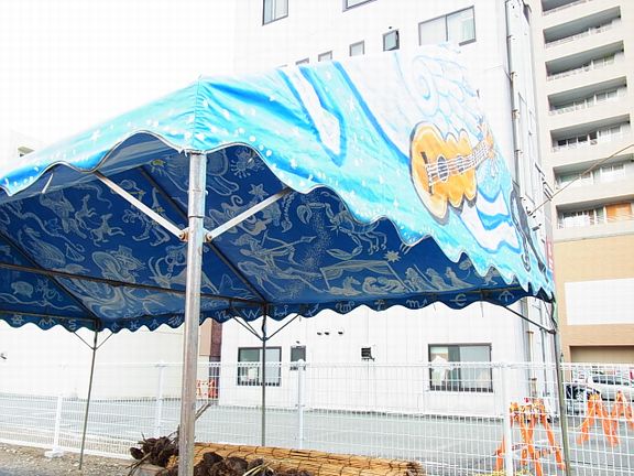 アーティストテントが完成！