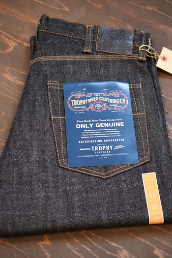 アメカジ静岡 Barn Stormer:トロフィークロージング 15TH ANNIVERSARY 1606 W KNEE STD DIRT DENIM  入荷です