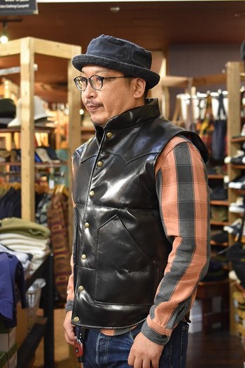 アメカジ静岡 Barn Stormer:Y2レザー VINTAGE PONY DOWN VEST 入荷 ...