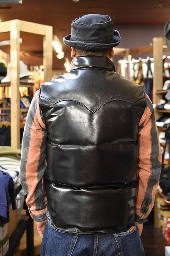 アメカジ静岡 Barn Stormer:Y2レザー VINTAGE PONY DOWN VEST 入荷