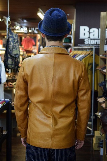 アメカジ静岡 Barn Stormer:オルゲイユ OR-4056 Leather Sack Jacket