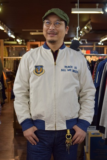 アメカジ静岡 Barn Stormer バズリクソンズ Snoopy Tour Jacket ツアージャケット ピーナッツ ご紹介