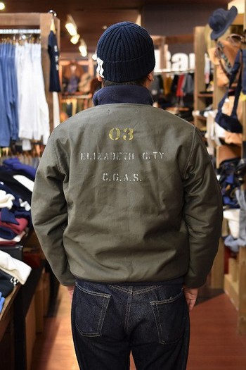 アメカジ静岡 Barn Stormer:来たぜ！ コリンボ BIRMINGHAM WINTER DECK JACKET ブラックオリーブ