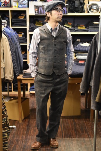 オルゲイユ OR-1049 Glen Check Trousers 3ピースでいかがですか？