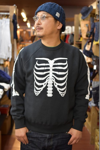 The REAL McCOY’S Sweat Shirt “Bones”