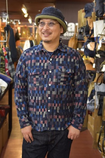 graphzero Elbow Patchwork Shirt