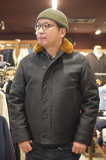 アメカジ静岡 Barn Stormer:リアルマッコイズ N-1 DECK JACKET / NAVY 