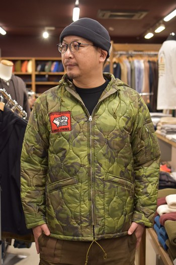 REAL McCOYS LINER CAMOUFLAGE PONCHO PARKA　ご紹介