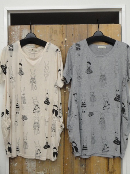 ☆ウサギ柄コクーン型チュニック再入荷！☆