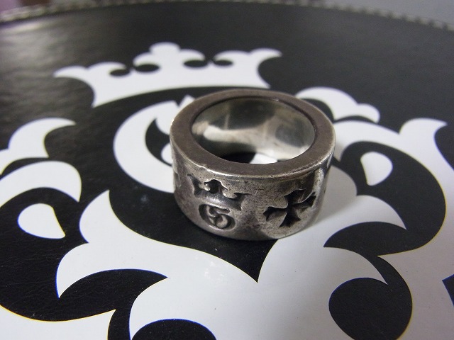 Gaboratory/ガボラトリー　WIDE G&CROWN GOTHIC CIGAR BAND RING