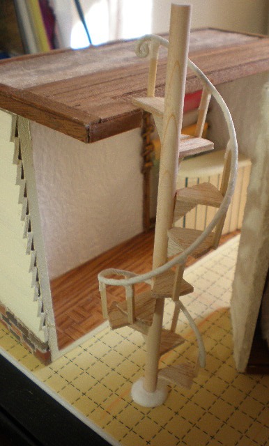 ドールハウスと。時々日常♪:バルコニー&らせん階段