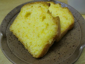 6日のパウンドケーキお知らせ