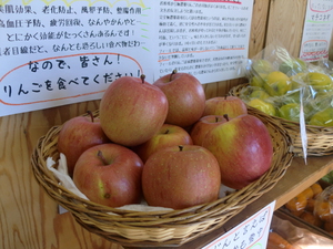 22日の入荷告知　りんごふじ、じゃがいもマチルダ