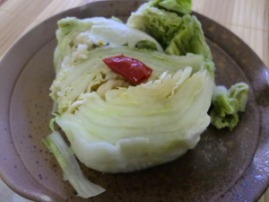 寒くなってきたので白菜漬け解禁