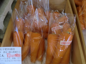 24日の入荷告知　りんご、にんじん、ホウレン草などなど
