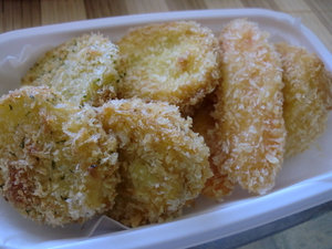 野菜ミックスフライ揚がりました
