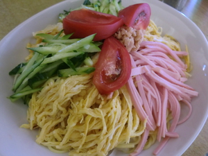 夏来ました！今年初の冷やし中華！