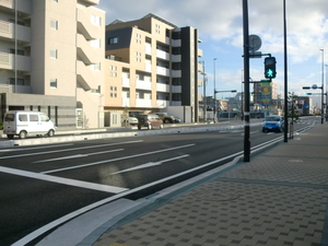 店前の道路工事完了しました