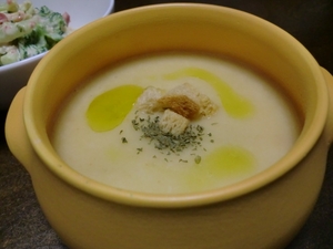 清水の無農薬カリフラワー料理