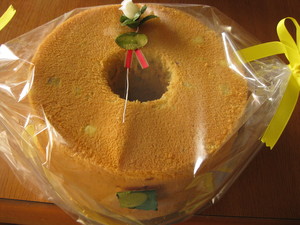 サツマイモのシフォンケーキ