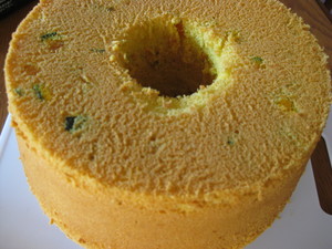 カボチャのシフォンケーキ