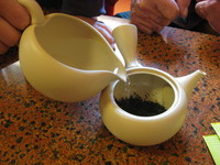 新茶をいただく