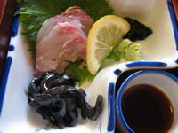 三保の鯛とイカ