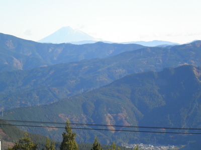 川根・白羽山展望台からの冬景色