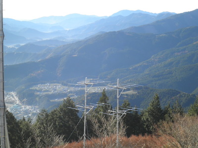 川根・白羽山展望台からの冬景色