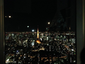 六本木ヒルズ☆彡展望台で東京タワー