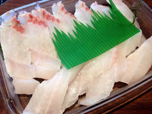 太刀魚の刺身入荷！