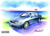 彼氏へ愛車の絵の誕生日プレゼント♪