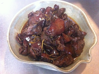 鶏レバのしぐれ煮