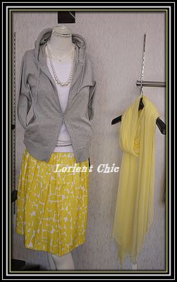 ロリアンblog 「グレー×イエロー」