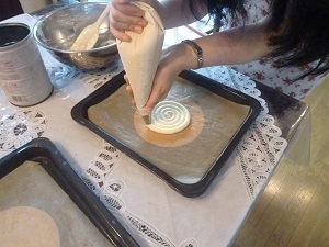 ヘーゼルナッツのケーキ