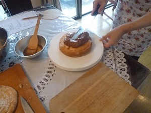 ヘーゼルナッツのケーキ