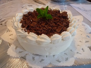 ヘーゼルナッツのケーキ