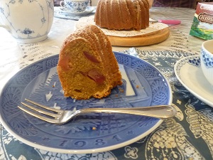 リンゴのケーキ