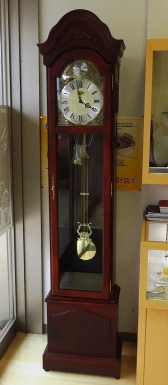 島田市 村松時計店 時計の修理情報 時計の入荷情報 00年頃のリズム時計のホールクロックの修理