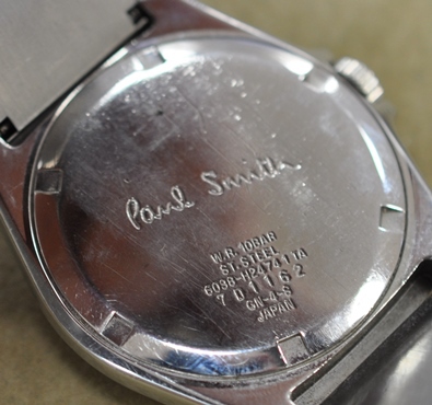 島田市 村松時計店 時計の修理情報 時計の入荷情報 Paul Smith ポールスミスの腕時計のガラス交換
