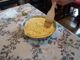 カスタードクリームたっぷりの焼き菓子