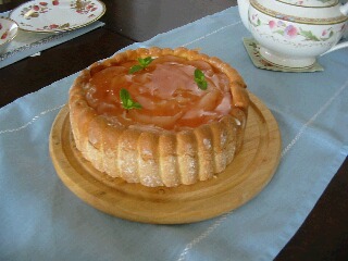 桃のレアチーズムース
