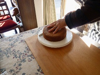 コーヒークリームのケーキ