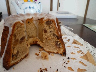 栗のケーキ