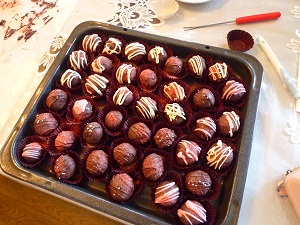 友チョコ交換会
