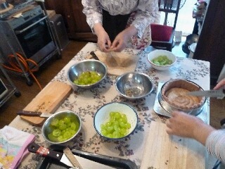 白ぶどうのムース