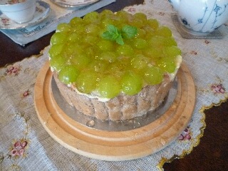 白ぶどうのムース