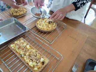 アップルクランブルケーキ