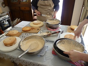 ダクワーズのケーキとホワイトデーのクッキー