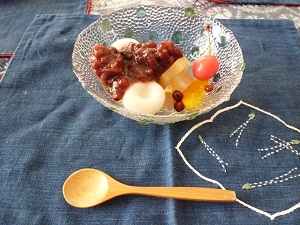白玉あんみつの宿題」